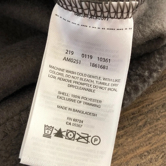 Columbia Men Large Steens Mountain Half Snap Fleece Pullover Sweatshirt Red Gray - Picture 4 of 6